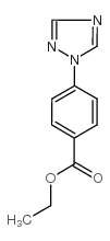 4-(1,2,4-三唑-1-基)苯甲酸乙酯结构式