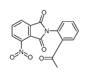 2-(2-acetylphenyl)-4-nitroisoindole-1,3-dione结构式