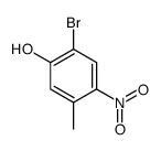 2-bromo-5-methyl-4-nitrophenol Structure