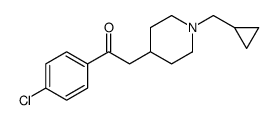 1-(4-chlorophenyl)-2-[1-(cyclopropylmethyl)piperidin-4-yl]ethanone结构式