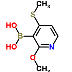 2-Methoxy-4-(methylthio)pyridine-3-boronic acid picture