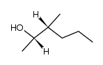 (2RS,3SR)-3-methyl-hexan-2-ol Structure