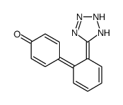 4-[6-(1,2-dihydrotetrazol-5-ylidene)cyclohexa-2,4-dien-1-ylidene]cyclohexa-2,5-dien-1-one Structure