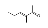 trans-3-methyl-3-hexen-2-one Structure