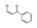 (Z)-3-chloro-1-phenyl-2-propen-1-one结构式