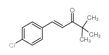 1-(4-Chlorophenyl)-4,4-dimethylpent-1-en-3-one Structure