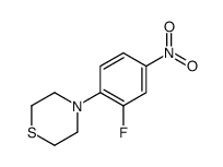 4-(2-Fluoro-4-nitrophenyl)thiomorpholine Structure