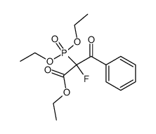 triethyl 2-fluoro-3-oxo-2-phosphono-3-phenylpropanoate Structure