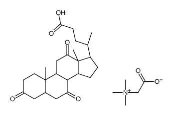 (carboxymethyl)trimethylammonium 3,7,12-trioxocholan-24-oate Structure