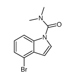 4-bromo-N,N-dimethylindole-1-carboxamide Structure