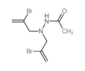 Aceticacid, 2,2-bis(2-bromo-2-propen-1-yl)hydrazide structure