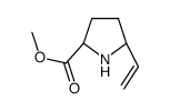 L-Proline, 5-ethenyl-, methyl ester, (5R)- (9CI)结构式