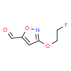 5-Isoxazolecarboxaldehyde, 3-(2-fluoroethoxy)- (9CI) structure