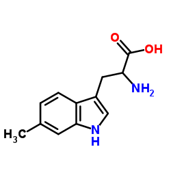 6-甲基-DL-色氨酸结构式