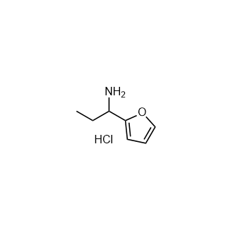 1-(Furan-2-yl)propan-1-amine hydrochloride Structure