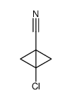 3-chlorobicyclo[1.1.0]butane-1-carbonitrile structure