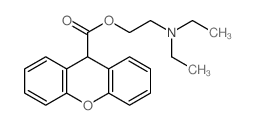 9H-Xanthene-9-carboxylicacid, 2-(diethylamino)ethyl ester picture