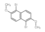 1,5-二溴-2,6-二甲氧基萘结构式