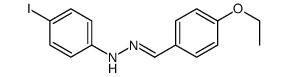 N-[(4-ethoxyphenyl)methylideneamino]-4-iodoaniline Structure