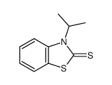 2-Benzothiazolinethione,3-isopropyl-(8CI) Structure