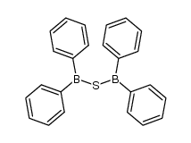 bis(diphenylboryl) sulfane Structure