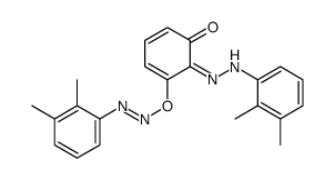 Resorcinol, bis(xylylazo)- Structure