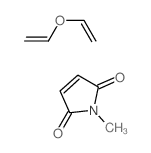 ethenoxyethene; 1-methylpyrrole-2,5-dione结构式