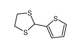 Thiophene-2-carbaldehyde ethane-1,2-diyl dithioacetal结构式