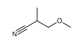 3-methoxy-2-methylpropanenitrile structure