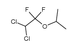 (2,2-dichloro-1,1-difluoro-ethyl)-isopropyl ether结构式