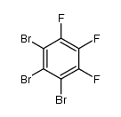 1,2,3-tribromo-4,5,6-trifluoro-benzene结构式