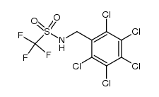 1,1,1-trifluoro-N-((perchlorophenyl)methyl)methanesulfonamide Structure