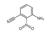 3-氨基-2-硝基苯甲腈结构式