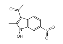 1-(1-hydroxy-2-methyl-6-nitroindol-3-yl)ethanone结构式