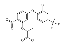 2-[5-(2-chloro-4-trifluoromethylphenoxy)-2-nitrophenoxy]propionic acid chloride Structure