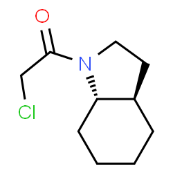 1H-Indole, 1-(chloroacetyl)octahydro-, trans- (9CI)结构式