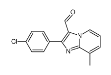 2-(4-CHLORO-PHENYL)-8-METHYL-IMIDAZO[1,2-A]-PYRIDINE-3-CARBALDEHYDE Structure