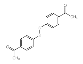 Ethanone, 1,1'-(dithiodi-4,1-phenylene)bis- Structure