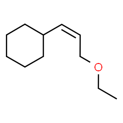 [(Z)-3-Ethoxy-1-propenyl]cyclohexane Structure