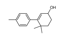 4,4-dimethyl-3-(4-methylphenyl)-2-cyclohexen-1-ol结构式