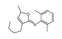 4-butyl-N-(2,6-dimethylphenyl)-2-methyl-2H-furan-5-imine Structure