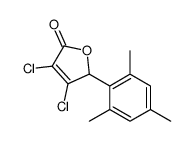 3,4-dichloro-2-(2,4,6-trimethylphenyl)-2H-furan-5-one Structure