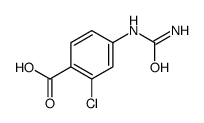 4-(carbamoylamino)-2-chlorobenzoic acid Structure