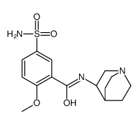 N-(1-azabicyclo[2.2.2]octan-3-yl)-2-methoxy-5-sulfamoylbenzamide Structure