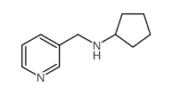 Cyclopentyl-pyridin-3-ylmethyl-amine structure