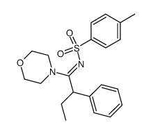 4-[2-phenyl-N-(toluene-4-sulfonyl)-butyrimidoyl]-morpholine Structure