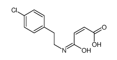 4-[2-(4-chlorophenyl)ethylamino]-4-oxobut-2-enoic acid Structure