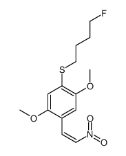 1-(4-fluorobutylsulfanyl)-2,5-dimethoxy-4-(2-nitroethenyl)benzene Structure