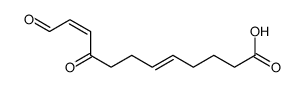 9,12-dioxododeca-5,10-dienoic acid Structure