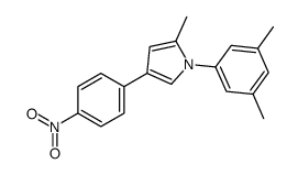 1-(3,5-dimethylphenyl)-2-methyl-4-(4-nitrophenyl)pyrrole结构式